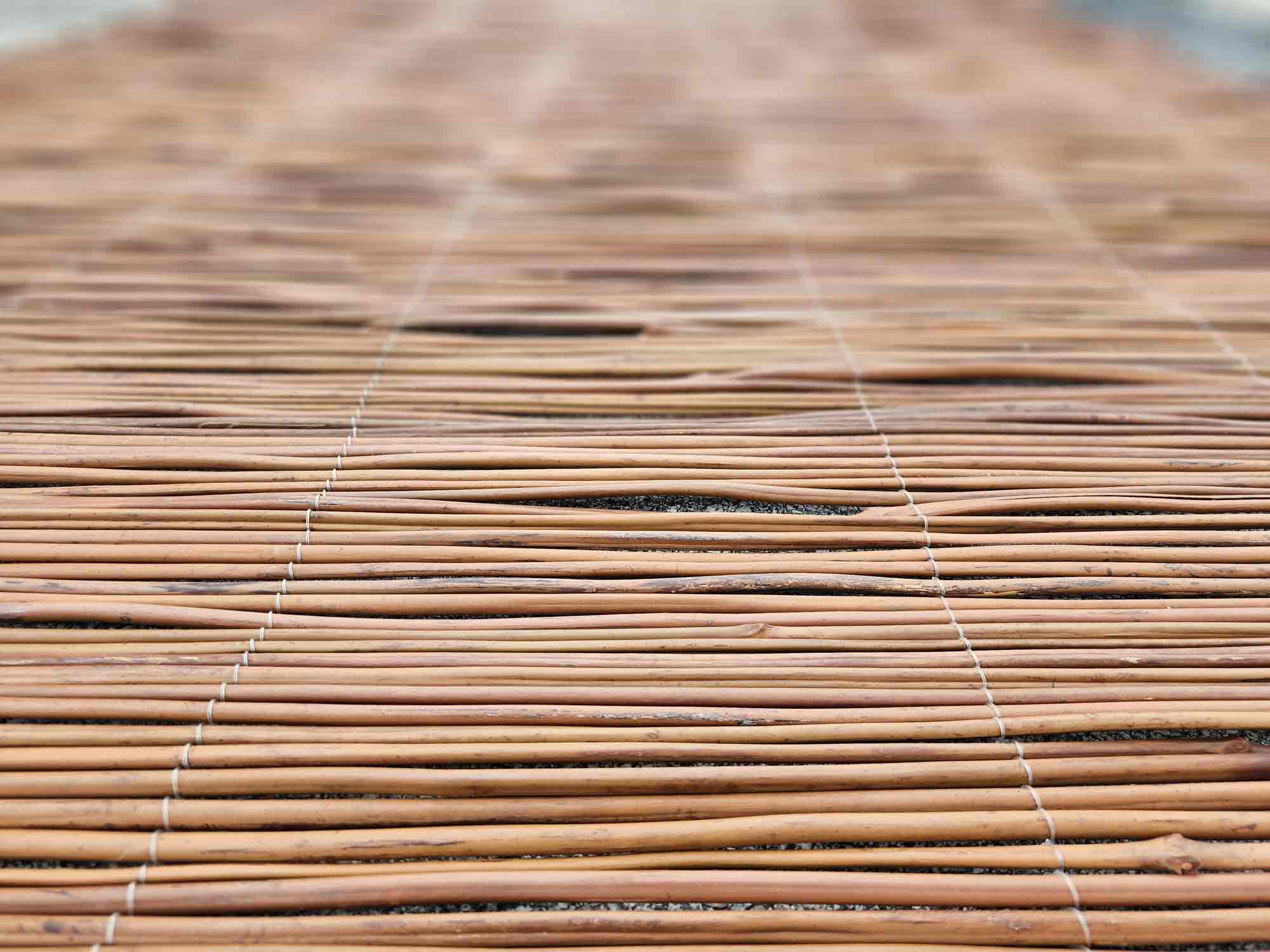 Fern Stick Fence Rolls with Nylon Filament Binding - Image 3